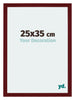 Mura MDF Cadre Photo 25x35cm Bordeaux Balayé De Face Mesure | Yourdecoration.fr