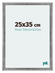 Mura MDF Cadre Photo 25x35cm Gris Balayé De Face Mesure | Yourdecoration.fr