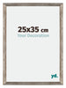 Mura MDF Cadre Photo 25x35cm Métal Vintage De Face Mesure | Yourdecoration.fr