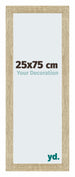 Mura MDF Cadre Photo 25x75cm Chêne Sonoma De Face Mesure | Yourdecoration.fr