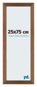 Mura MDF Cadre Photo 25x75cm Cuivre Décor De Face Mesure | Yourdecoration.fr