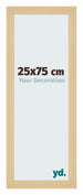 Mura MDF Cadre Photo 25x75cm Décor Érable De Face Mesure | Yourdecoration.fr