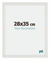 Mura MDF Cadre Photo 28x35cm Blanc Mat De Face Mesure | Yourdecoration.fr