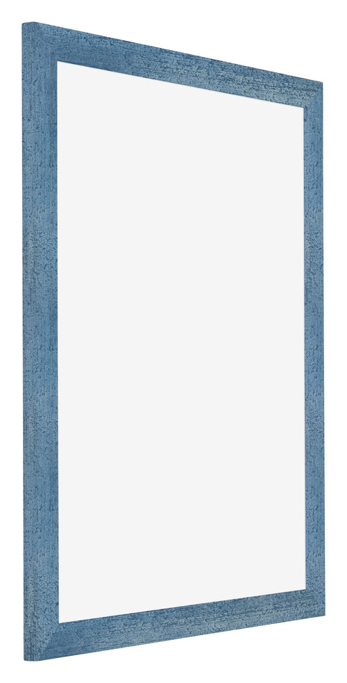 Mura MDF Cadre Photo 28x35cm Bleu Brillant Geveegd De Face Oblique | Yourdecoration.fr