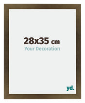 Mura MDF Cadre Photo 28x35cm Bronze Décor De Face Mesure | Yourdecoration.fr