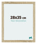 Mura MDF Cadre Photo 28x35cm Chêne Sonoma De Face Mesure | Yourdecoration.fr