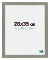 Mura MDF Cadre Photo 28x35cm Gris De Face Mesure | Yourdecoration.fr