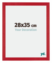 Mura MDF Cadre Photo 28x35cm Rouge De Face Mesure | Yourdecoration.fr