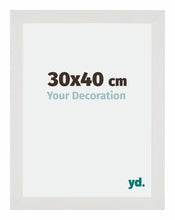 Mura MDF Cadre Photo 30x40cm Blanc Mat De Face Mesure | Yourdecoration.fr