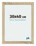 Mura MDF Cadre Photo 30x40cm Chêne Sonoma De Face Mesure | Yourdecoration.fr