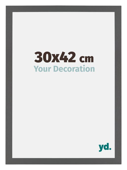 Mura MDF Cadre Photo 30x42cm Anthracite Mesure | Yourdecoration.fr