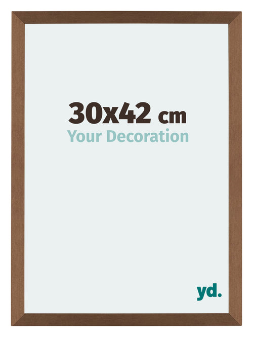 Mura MDF Cadre Photo 30x42cm Cuivre Decor De Face Mesure | Yourdecoration.fr