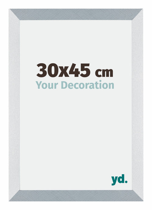 Mura MDF Cadre Photo 30x45cm Aluminium Brossé De Face Mesure | Yourdecoration.fr