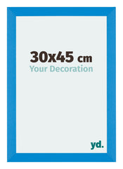 Mura MDF Cadre Photo 30x45cm Bleu Brillant De Face Mesure | Yourdecoration.fr