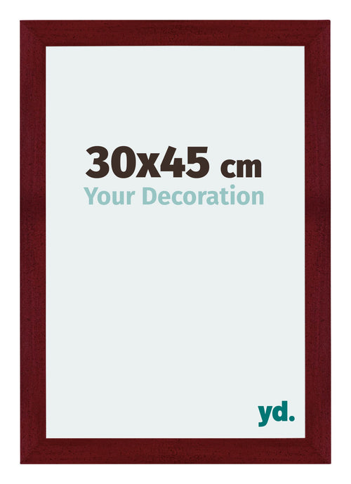 Mura MDF Cadre Photo 30x45cm Bordeaux Balayé De Face Mesure | Yourdecoration.fr