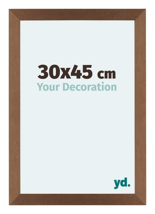 Mura MDF Cadre Photo 30x45cm Cuivre Decor De Face Mesure | Yourdecoration.fr