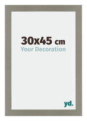 Mura MDF Cadre Photo 30x45cm Gris De Face Mesure | Yourdecoration.fr