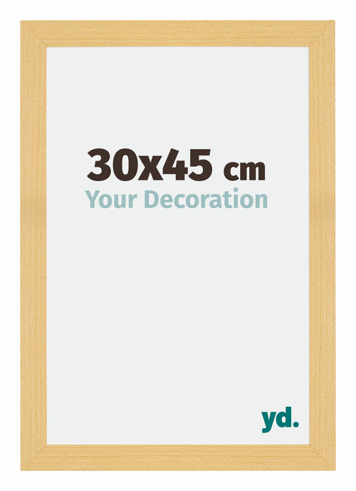 Mura MDF Cadre Photo 30x45cm Hêtre Décor De Face Mesure | Yourdecoration.fr