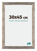 Mura MDF Cadre Photo 30x45cm Métal Vintage De Face Mesure | Yourdecoration.fr