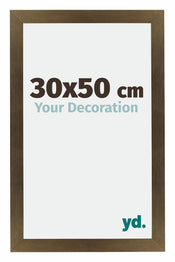 Mura MDF Cadre Photo 30x50cm Bronze Décor De Face Mesure | Yourdecoration.fr