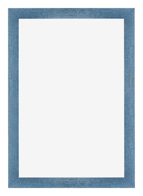 Mura MDF Cadre Photo 32x45cm Bleu Brillant Patiné De Face | Yourdecoration.fr