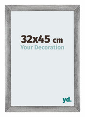 Mura MDF Cadre Photo 32x45cm Gris Patiné De Face Mesure | Yourdecoration.fr