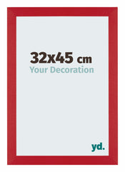 Mura MDF Cadre Photo 32x45cm Rouge De Face Mesure | Yourdecoration.fr