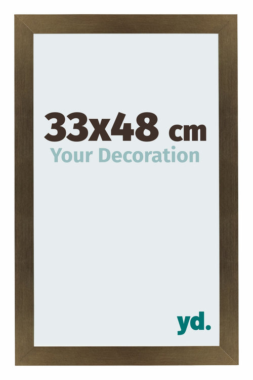 Mura MDF Cadre Photo 33x48cm Bronze Décor De Face Mesure | Yourdecoration.fr