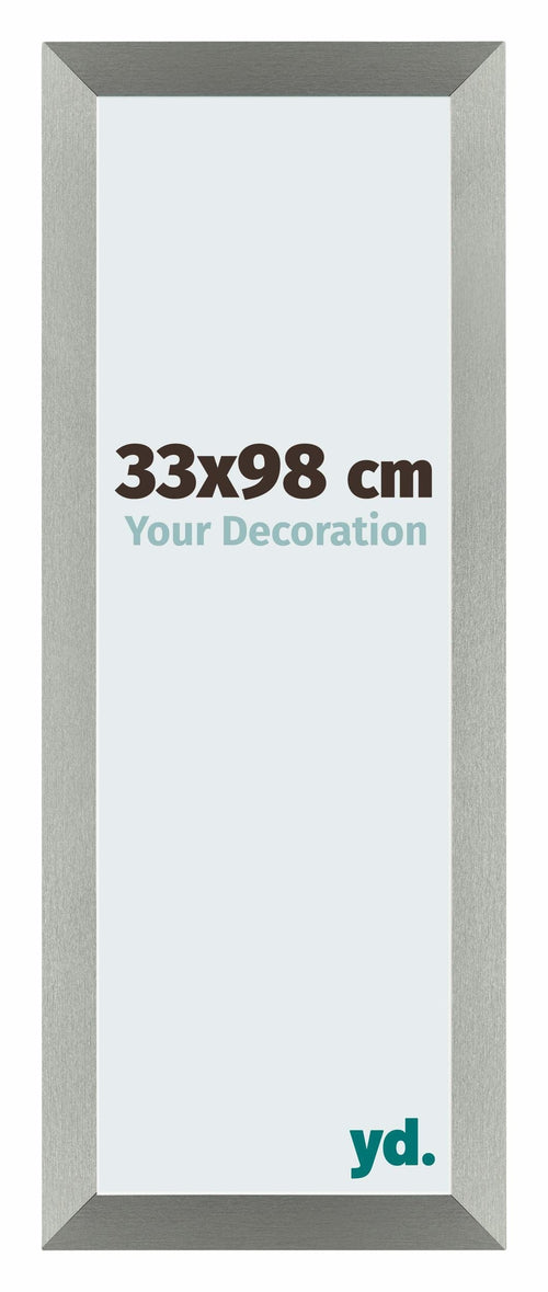 Mura MDF Cadre Photo 33x98cm Champagne De Face Mesure | Yourdecoration.fr