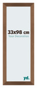 Mura MDF Cadre Photo 33x98cm Cuivre Décor De Face Mesure | Yourdecoration.fr