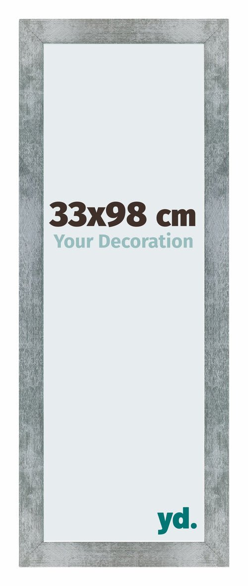 Mura MDF Cadre Photo 33x98cm Fer Patiné De Face Mesure | Yourdecoration.fr