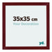 Mura MDF Cadre Photo 35x35cm Bordeaux Balayé De Face Mesure | Yourdecoration.fr