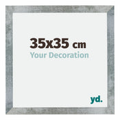 Mura MDF Cadre Photo 35x35cm Fer Patine De Face Mesure | Yourdecoration.fr