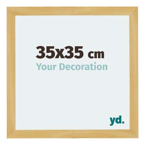 Mura MDF Cadre Photo 35x35cm Pin Décor De Face Mesure | Yourdecoration.fr