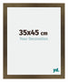 Mura MDF Cadre Photo 35x45cm Bronze Décor De Face Mesure | Yourdecoration.fr