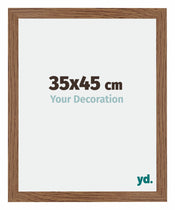 Mura MDF Cadre Photo 35x45cm Chêne Rustique De Face Mesure | Yourdecoration.fr