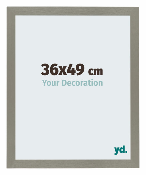 Mura MDF Cadre Photo 36x49cm Anthracite De Face Mesure | Yourdecoration.fr