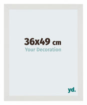 Mura MDF Cadre Photo 36x49cm Blanc Mat De Face Mesure | Yourdecoration.fr