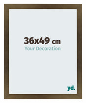 Mura MDF Cadre Photo 36x49cm Bronze Décor De Face Mesure | Yourdecoration.fr