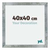 Mura MDF Cadre Photo 40x40cm Fer Patine De Face Mesure | Yourdecoration.fr