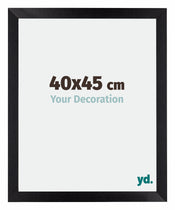 Mura MDF Cadre Photo 40x45cm Noir Mat De Face Mesure | Yourdecoration.fr