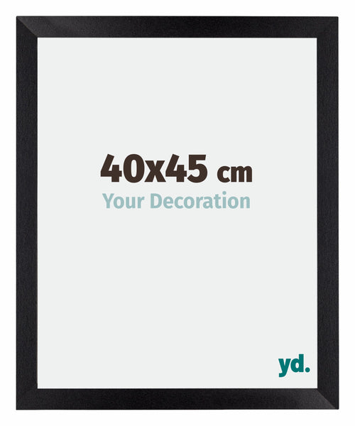 Mura MDF Cadre Photo 40x45cm Noir Mat De Face Mesure | Yourdecoration.fr