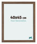 Mura MDF Cadre Photo 40x45cm Noyer Sombre De Face Mesure | Yourdecoration.fr