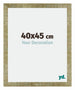 Mura MDF Cadre Photo 40x45cm Or Antique De Face Mesure | Yourdecoration.fr