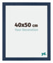 Mura MDF Cadre Photo 40x50cm Bleu Foncé Patine De Face Mesure | Yourdecoration.fr