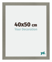 Mura MDF Cadre Photo 40x50cm Gris De Face Mesure | Yourdecoration.fr