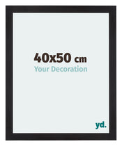 Mura MDF Cadre Photo 40x50cm Noir Grain De Bois De Face Mesure | Yourdecoration.fr