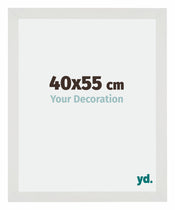 Mura MDF Cadre Photo 40x55cm Blanc Mat De Face Mesure | Yourdecoration.fr