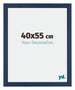 Mura MDF Cadre Photo 40x55cm Bleu Foncé Patine De Face Mesure | Yourdecoration.fr