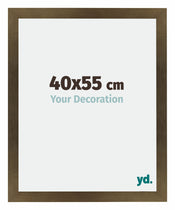 Mura MDF Cadre Photo 40x55cm Bronze Décor De Face Mesure | Yourdecoration.fr